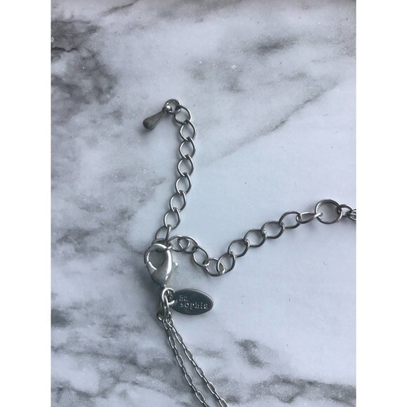 Lia Sophia Simple Yellow Grey Necklace - Picture 2 of 3